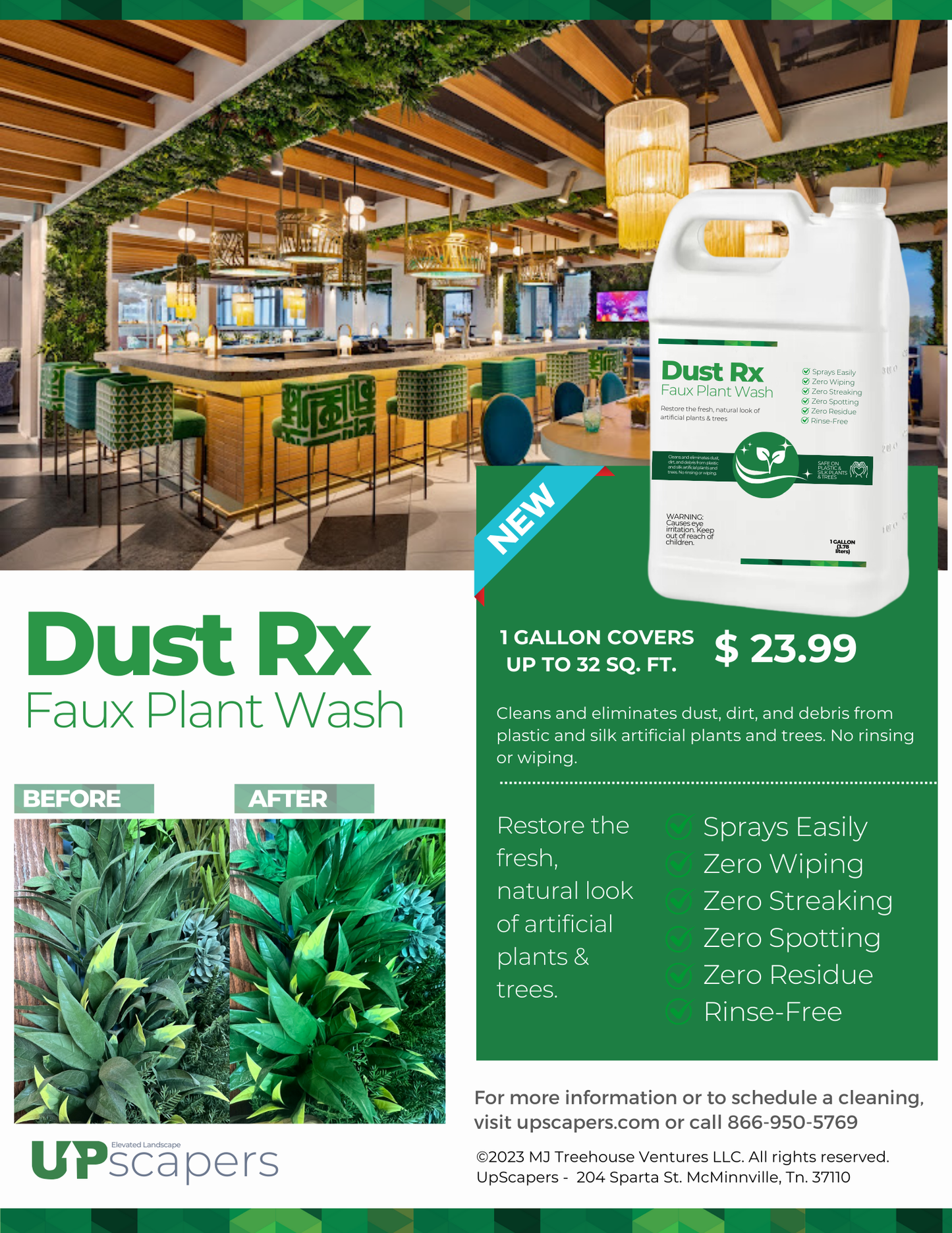 Dust RX - Artificial Plant Cleaner
