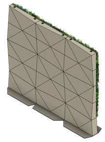 Foliascreen Full Height Size 81.69"h x 32.51"w