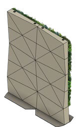 Foliascreen Full Height Size 81.69"h x 32.51"w