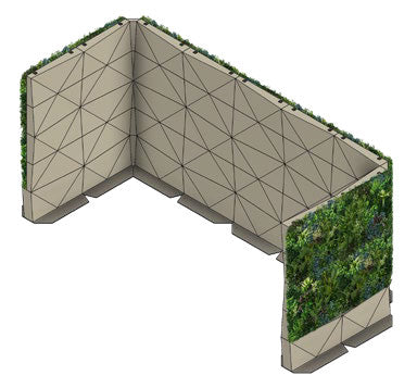 Foliascreen Full Height Size 81.69"h x 32.51"w